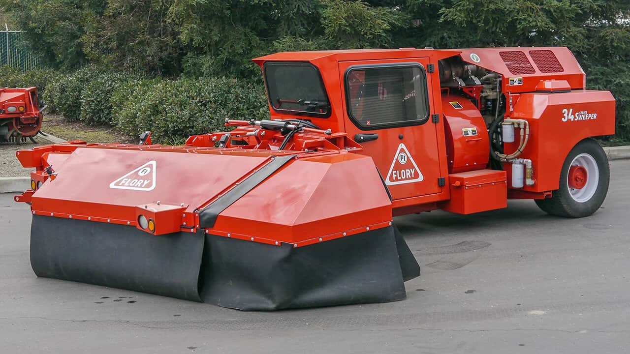 Flory 34 Series Air-Cab Nut Sweeper - Popular agricultural equipment